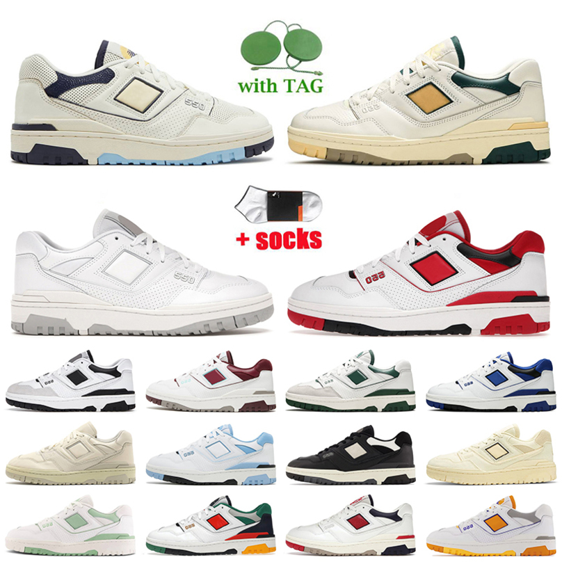 2022 femmes hommes B550 Chaussures décontractées 550 BB550 AURALEE ECRU VERT Jaune Rich Paul Grey Grey Sea Mer Salt noir Panda Crème Blanc Traine