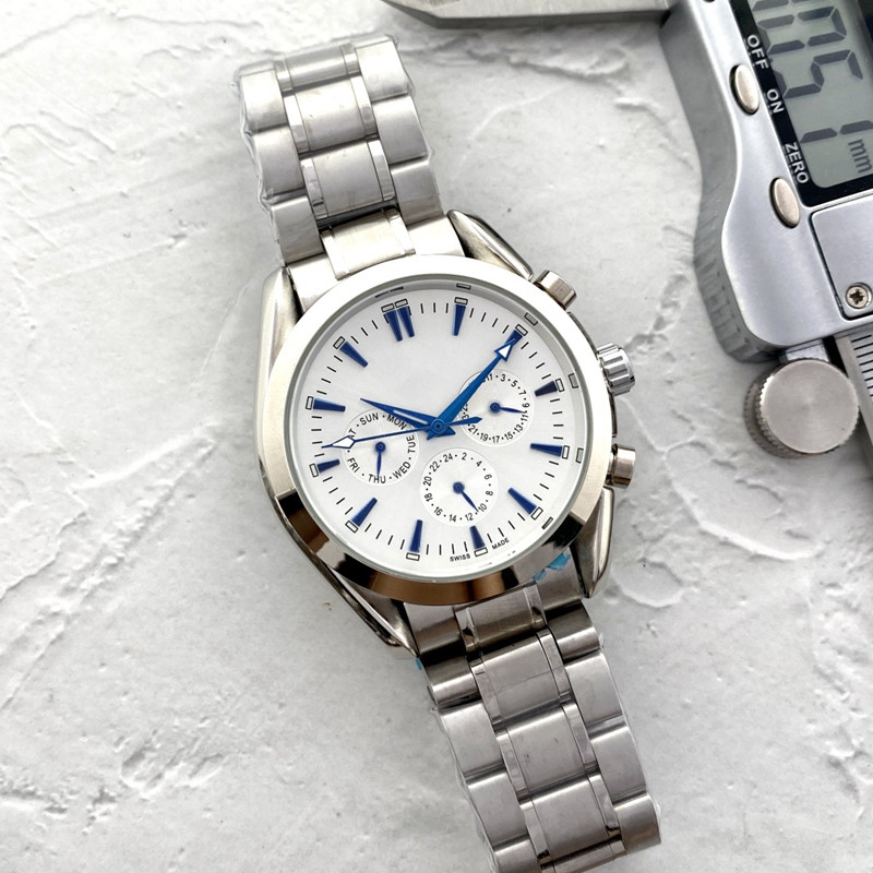 

Men Watch Stainless Steel Six stitches All dials work 40MM Machinery Luxury Brand Automatic mechanical Movement Watches Fashion OM Type one