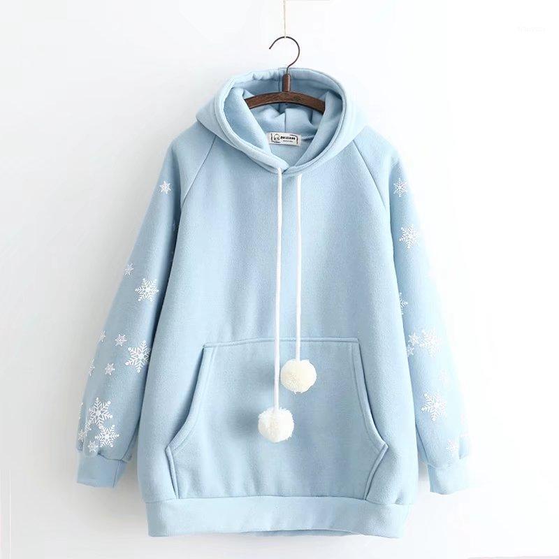 

Winter Casual Women Pullover Girls Sweet Fashion Hooded Sweatshirt Warm Clothing High Quality Women's Hoodies & Sweatshirts, Color as pic