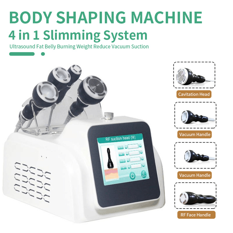 

High Quality Rf Ultrasound Cavitation Slimming Machine Vacuum Roller Loss Weight Beauty Equipment CE Approved