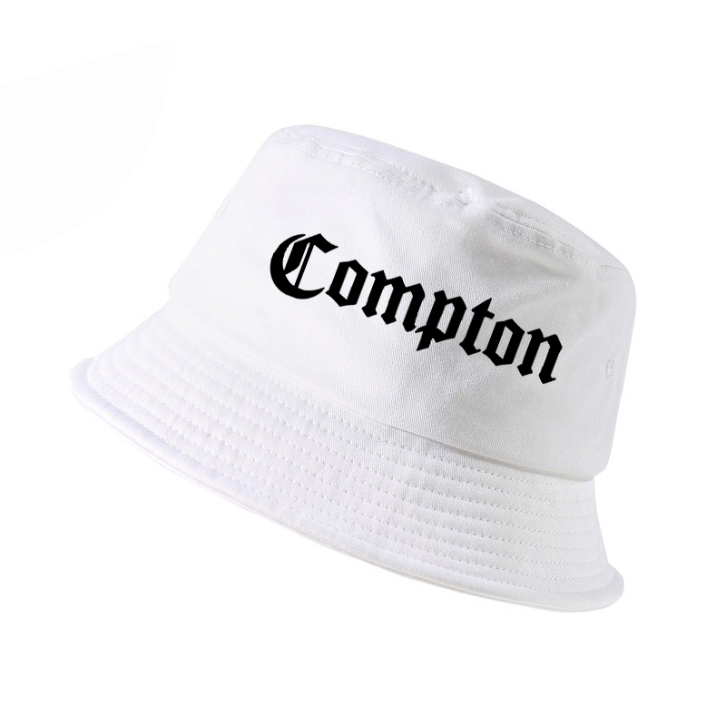 

COMPTON print fisherman hat Hip-hop fashion sporty sun hats flat for panama cap, Red