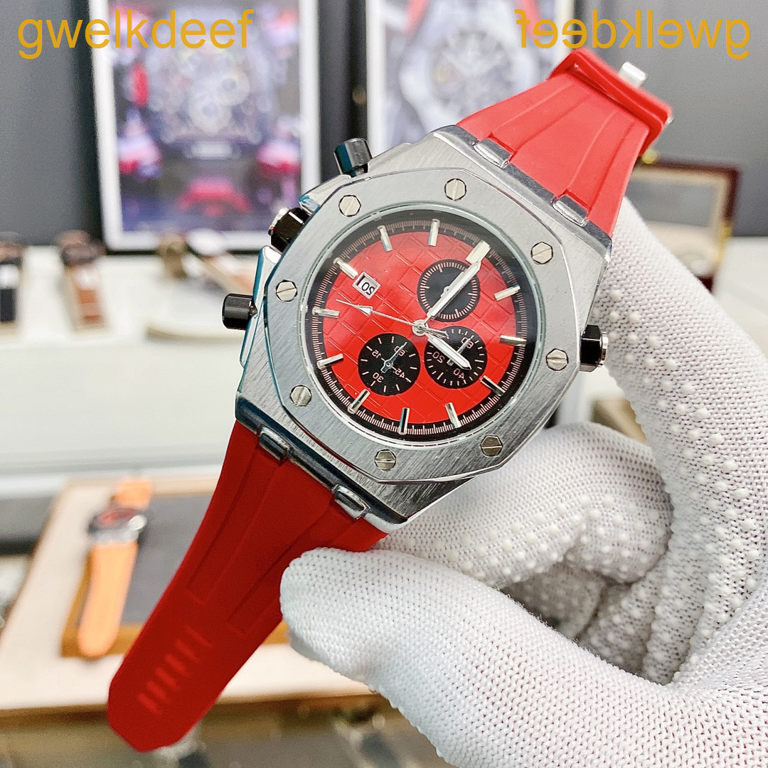 

Aijia Oak Series Basic Luxury Sports Phosphor Light-absorbing Automatic Quartz Original Box Three-pin Date Simple Fashion 42mm 12mmC, A original box set certificate