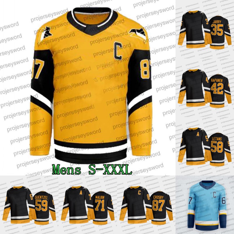 

#87 Sidney Crosby Jersey Evgeni Malkin Jake Guentzel Kasperi Kapanen Bryan Rust Kris Letang Casey DeSmith John Marino Jeff Carter Jason Zucker Tristan Jarry Jerseys, Womens white s-xxl