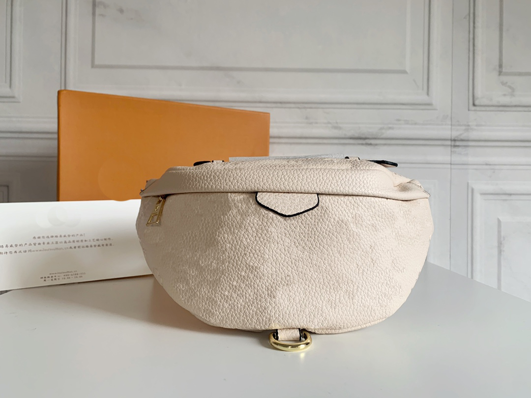 

designer bag black full leather BUMBAG chest bags unisex shoulder bag crossbody a variety of carrying methods, White