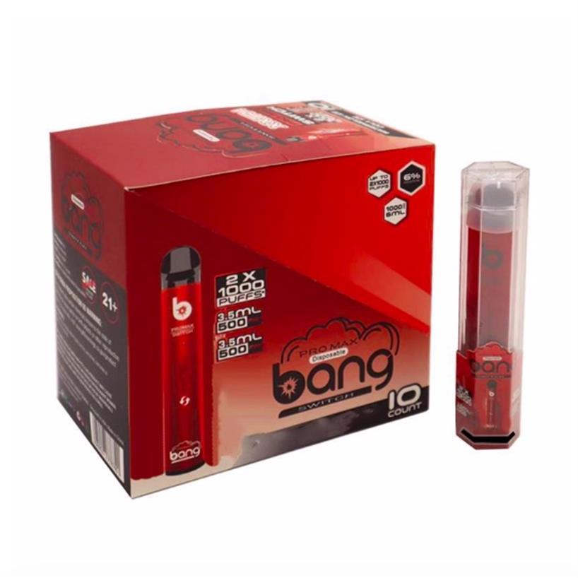 

Empty Bang Max Bang 100% Disposable Vape Pen 2 IN 1 2000 Pro XXL Switch Pods Pen XXtra Kits Puffs Vape 7ml Device Qomgu268c