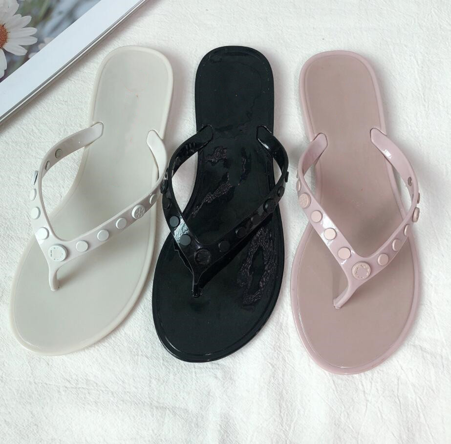 

Women slippers Jelly PVC non-slip Flip Flop Beach fashion brand new arrival soft sexy ladies Summer cool bathroom casual flat girl vacation travel Slipper, Pink