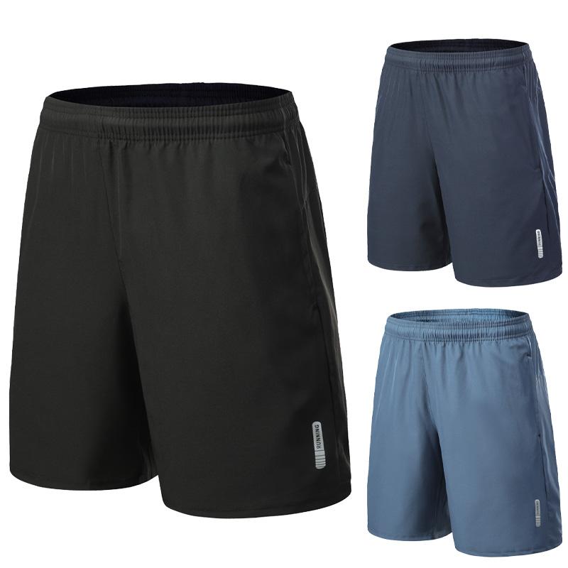 

Running Shorts Finess Print Letter Men Breathable Quick Dry Sports Short Loose Outdoor Traning Spandex Jogging ShortsRunning, Darkblue