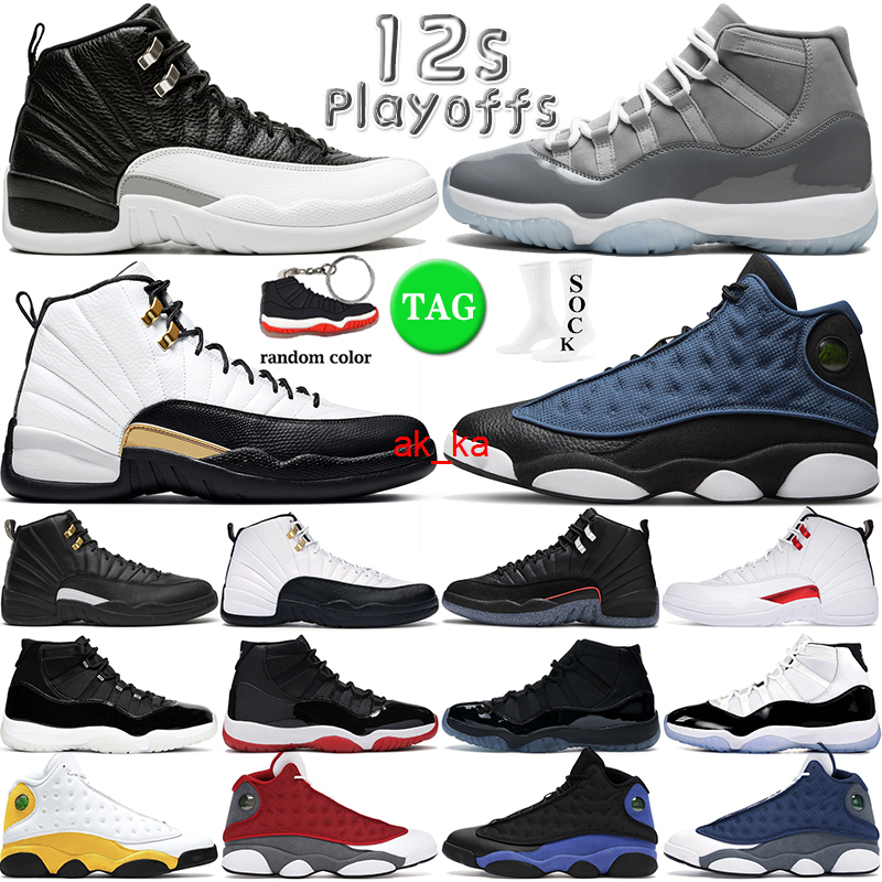 

mens basketball shoes 12s Playoffs 2022 12 Royalty Taxi 13s Brave Blue Hyper Royal Red Flint 11s Cool Grey Bred 11 Gamma Blue Del Sol 13, 12s ovo white