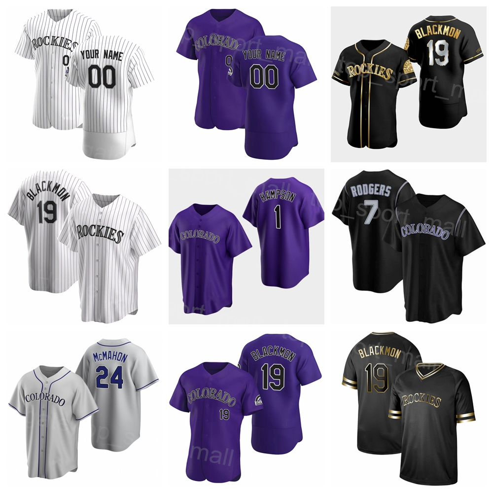 

Men Youth Women Baseball 19 Charlie Blackmon Jersey 25 CJ Cron 1 Garrett Hampson 7 Brendan Rodgers 35 Elias Diaz 24 Ryan McMahon 48 German Marquez 13 Alan Trejo Sewing, Flexbase