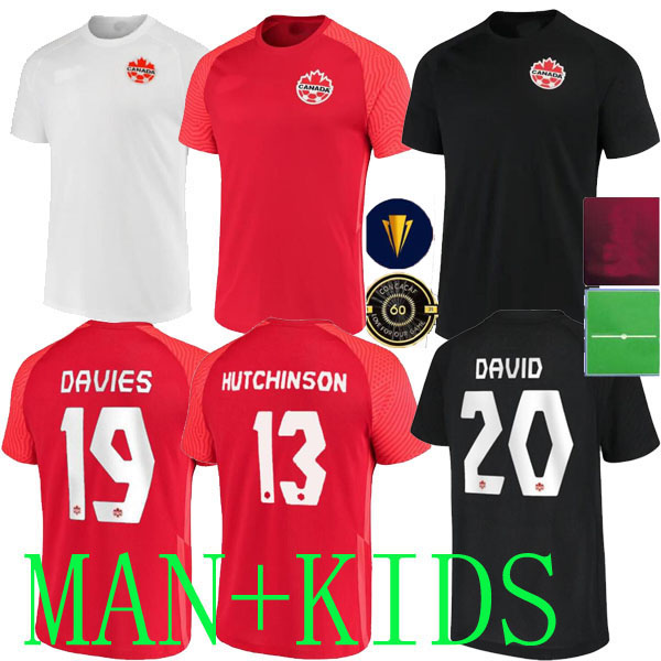 

21 22 Canada Soccer Jerseys DAVIES National Team Home Away White Red Third Black 2021 2022 Latest DAVID LARIN CAVALLINI LARYEA MILLAR HOILETT Football Shirts WOMEN, Home man 3