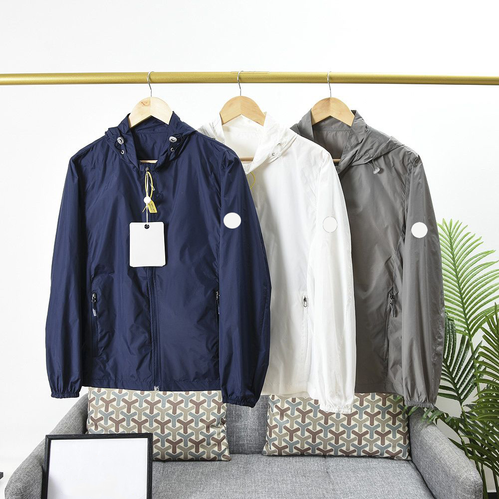 

Designer mens hooded jackets windproof waterproof aviator men's outerwear sun protection jacket fashion hombre street coat, Supplement (not shipped separately)