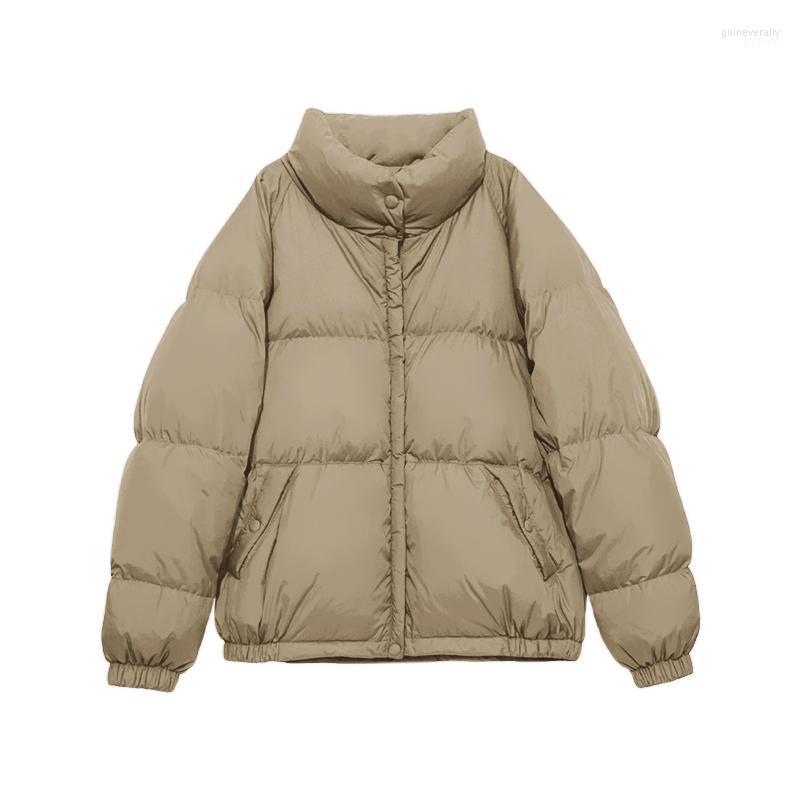 

Women' Down & Parkas WSYORE Short Jacket Women Autumn And Winter Loose Wild Duck Bread Female Student Jackets NS2943 Guin22, Black