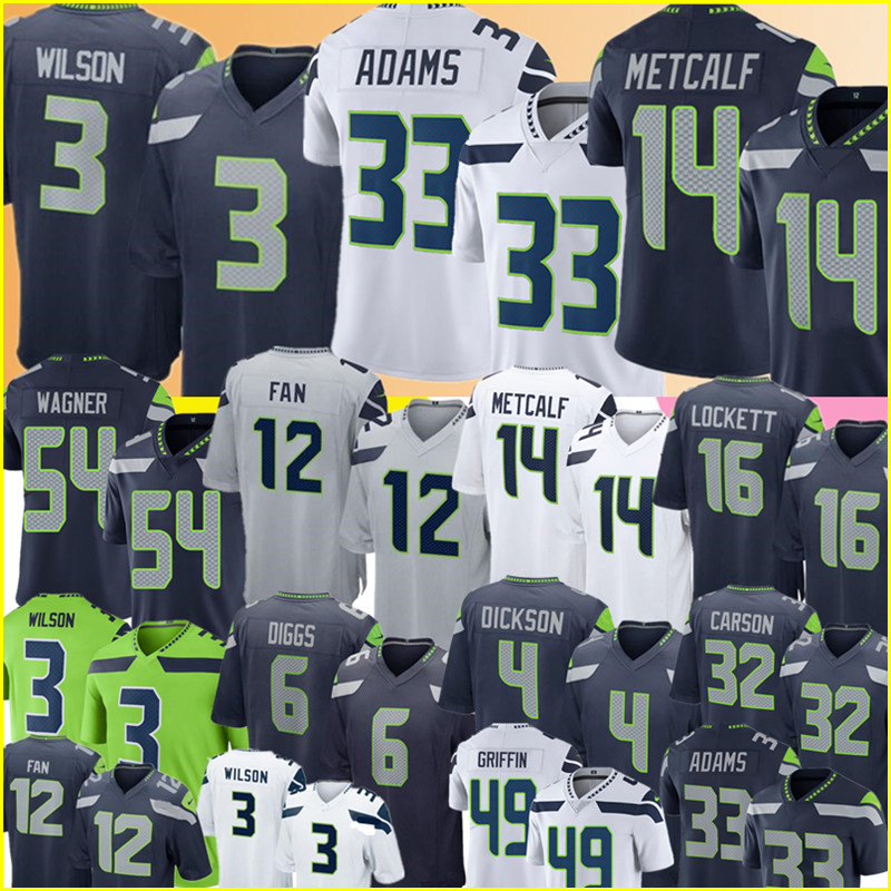 

3 Russell Wilson Jersey 14 DK Metcalf 12s FAN Tyler Lockett Bobby Wagner Football Jerseys Charles Cross Jamal Adams Chris Carson Michael Dickson Quandre Diggs -XXXL, Men {s-xxxl} haiying