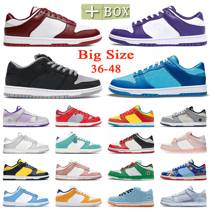 

Top Mens Dk Low Running Shoes Big Size 12 13 13.5 Shadow Dark Marina Blue Championship Court Purple Bart Simpson Fog Grey Union Argon Team Red Sneakers Womens Trainers, Extra package