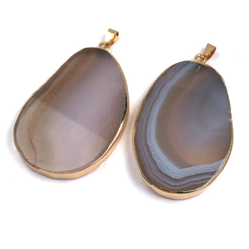 

Pendant Necklaces Natural Stone Pendants Irregular Phnom Penh Agatet Making For Jewelry Necklace Accessories Gift WomenPendant