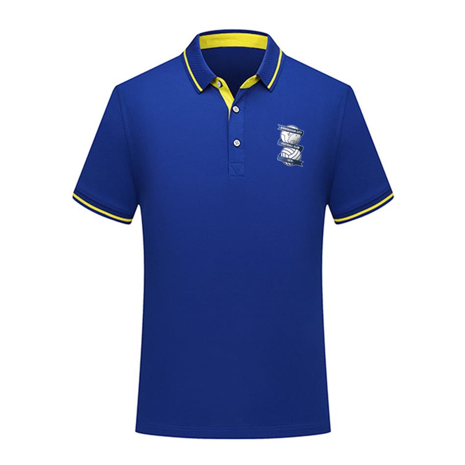 

Birmingham City Polo Shirt Summer Mens Business Casual Tops Men's sports Run Short Sleeve Polo Shirt training Polos Men'301s