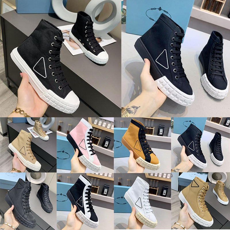 

High-quality wheels Casetta flat shoes casual shoes women's high-fabric runner low-top canvas shoes wheel stitching Lelun platform coach sneakers, 07