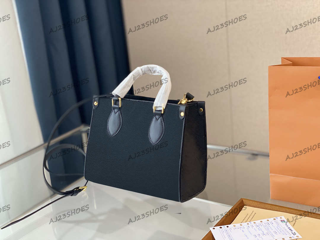 

OnTheGo PM Tote Bag M45779 Bicolor Monograms Empreinte Giant Leather Shoulder Bag Mini On The Go Handle Bag, 03