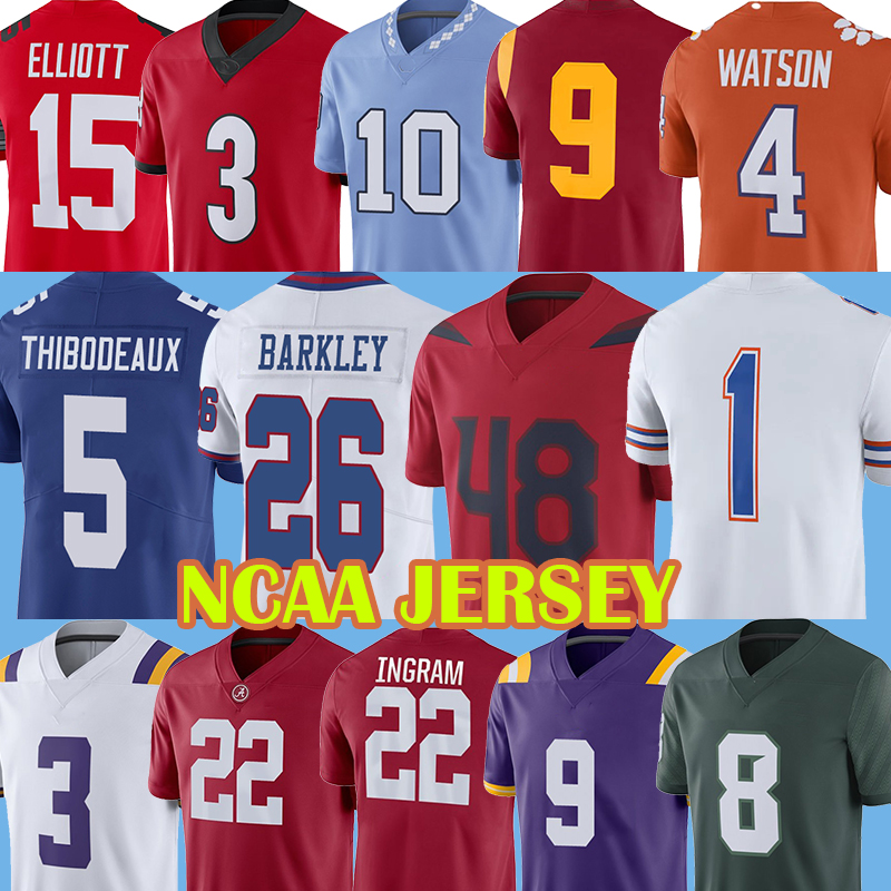 

Saquon Barkley NCAA Football Jersey Daniel Jones Kenny Golladay Kayvon Thibodeaux Kadarius Toney Andrew Thomas Xavier McKinney Evan Neal Law, Custom men jersey(j r)