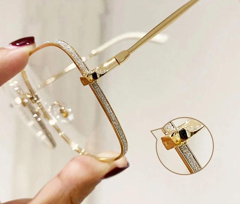 

Sunglasses CLAP Computer Glasses Frame Women Men Anti Blue Light Alloy Eyewear Blocking Square Myopic Spectacle Transparent Optical 1.0 2.0