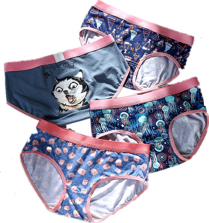 

Women's Panties Women Comfortable Boyshorts Modal Cotton Print Boxer, 02