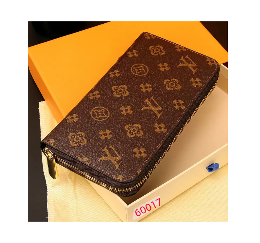 

Designer ZIPPY WALLET High Quality Soft Leather Mens Womens Iconic textured Fashion Long Zipper Wallets Coin Purse Card Case Holder, Customize