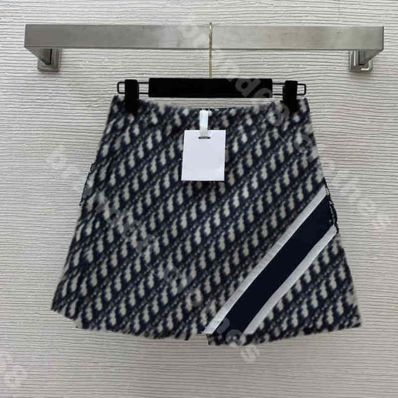 

22ss designer women sexy short skirt dress suit letter logo jacquard casual straps skirts ins influencer d..r brand slim fit hip wrap dresses 5A female Apparel album a1