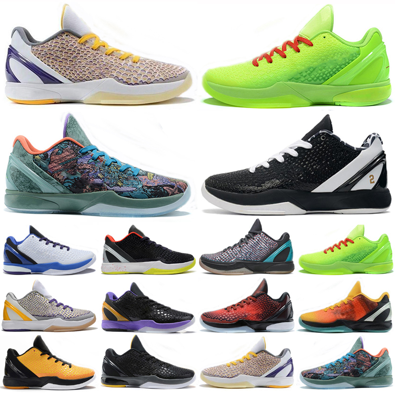 

2022 Mamba Fury Basketball Shoes Proto VI 6 Mambacita 6s White/Field Purple Black Red Bruce Lee for Sale Deadstock Discount Sneaker store, As photo 5