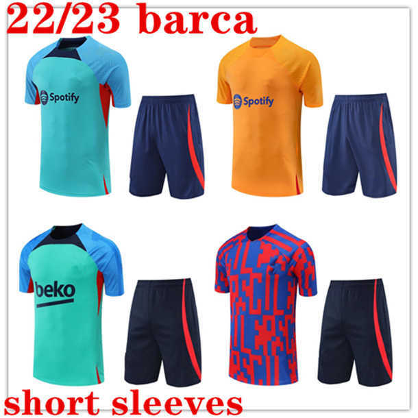 

22/23 men Barcelona TRACKSUIT soccer Jersey barca TRAINING SUIT 2022 2023 Short sleeve suit tracksuits Sportswear, 18