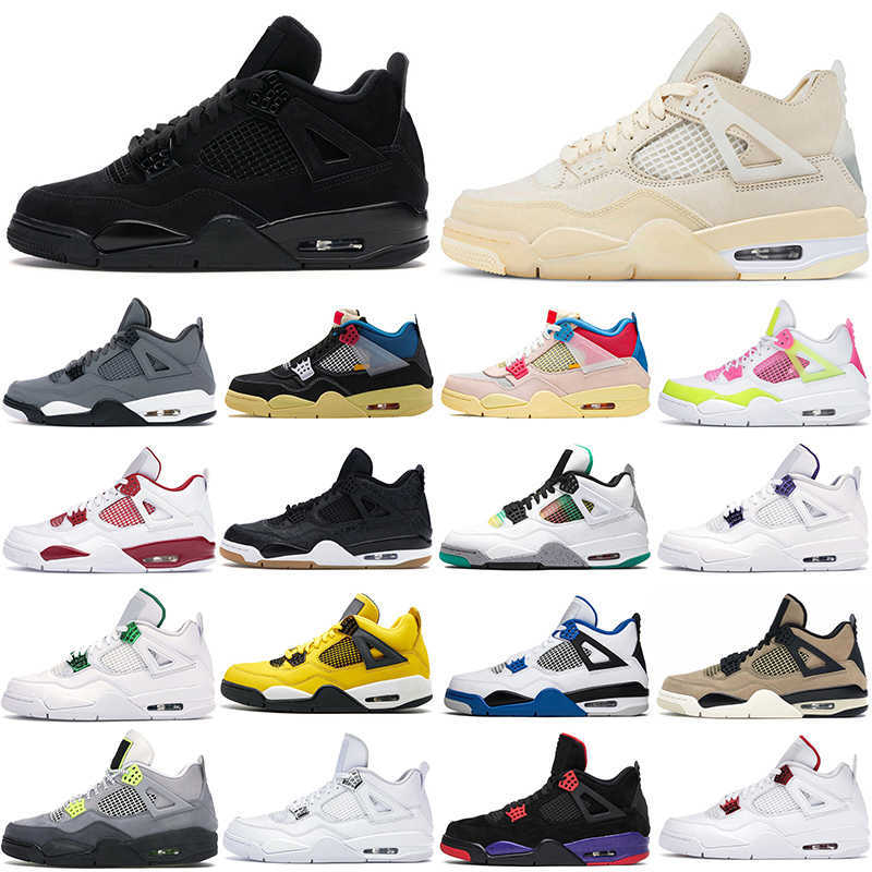 

White Oreo Jumpman 4s Desert Moss Basketball Shoes For Men Women 4 University Blue #29 Taupe Haze Bred Sail Court Purple Mens Trainers Sport JORDÁN, #28