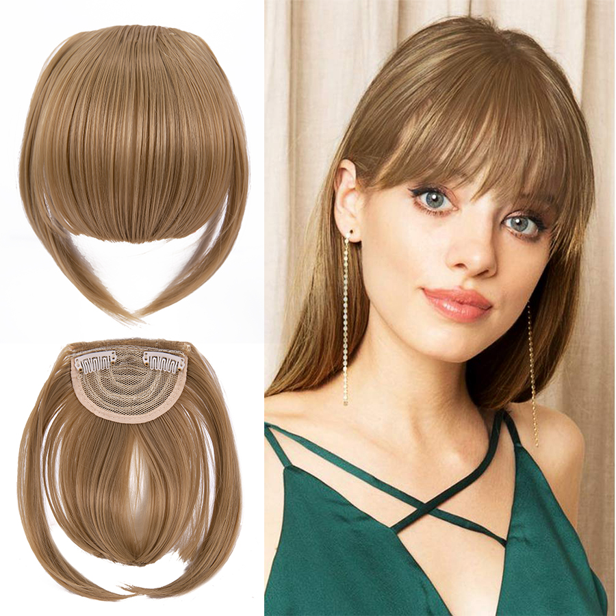Accessories 81 Colors Synthetic Fake Bang Hair Piece Clip In Hair Extension Fake Fringes Bang Women Natural Air Bangs Clip On Bangs Costume-image-762268348
