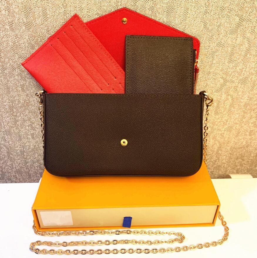 

Designer Bags Purse Women Shoulder Bag 3pcs/set With Box Embossed Flower Clutch Crossbody Messenger Bags Tote LVs YSLs louiseity viutonity VUTTONS, 22