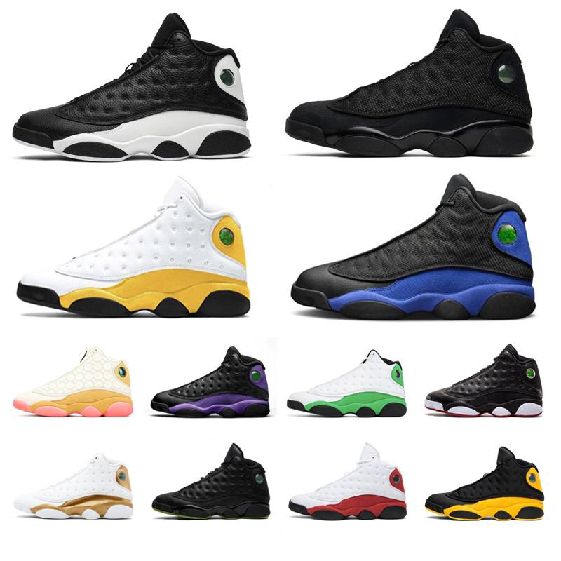 

Man Woman Basketball Shoes 13s Hyper Royal Del Sol Dark Powder Blue Black Cat Reverse He Got Game 13 Outdoor Mens Trainers Sports Sneakers, 40-47 island green