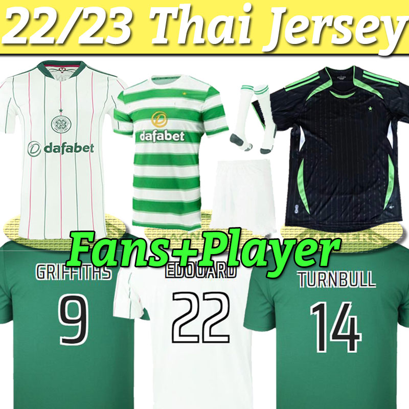 

21 22 Celtic Soccer Jersey Home #8 KYOGO #11 ABADA Away Green Soccer Shirt Men Third White #14 TURNBULL #17 JOTA 2021 2022 Goalkeeper Football Uniforms Adult Kids #10 AJETI