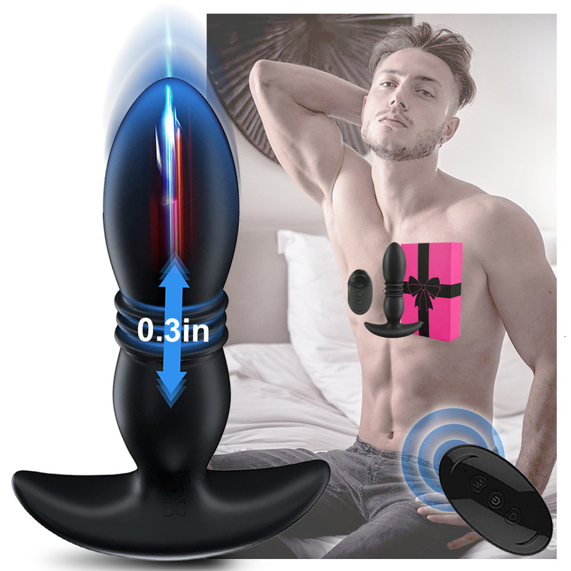 Massager Sesy Toys Wireless Anal Plug Male Masturbator Vibrator Dildo for Men Prostate G-spot Stimulation Adult Sex Shop 8RWA-image-769319782