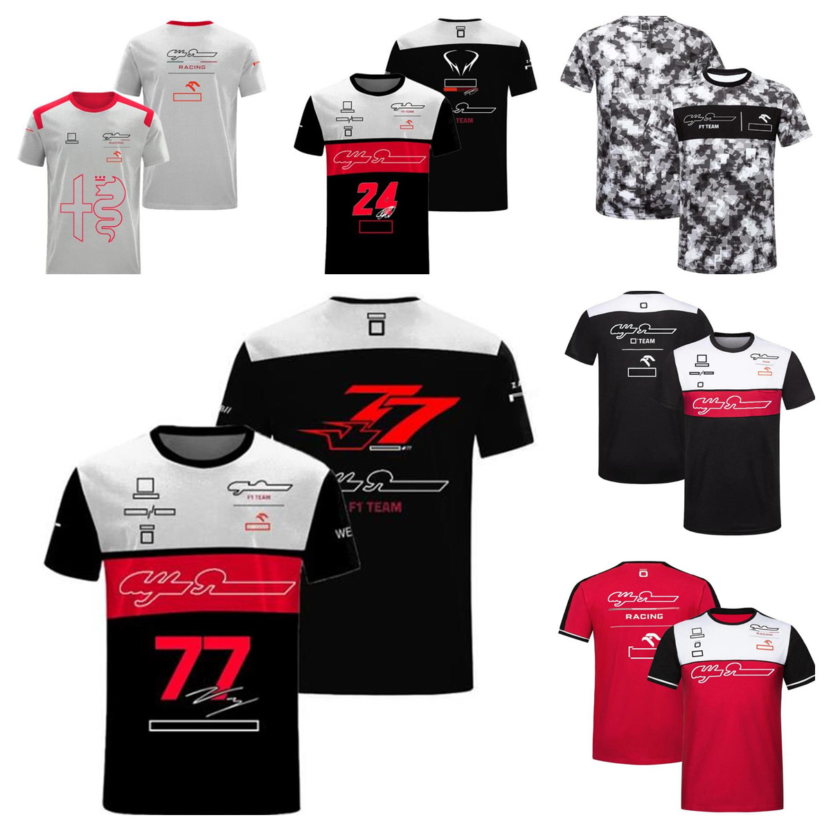 

New motorcycle racing T-shirt summer team short-sleeved jersey with the same custom