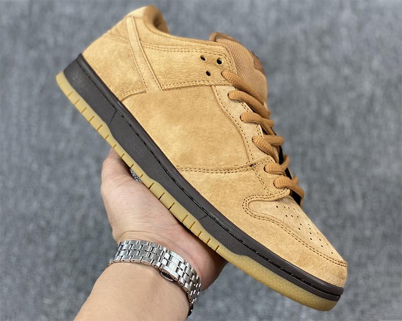 

Mens Shoes Dunks Low Pro Wheat Mocha Basketball Shoe High Quality Sports Sneakers Real Leather Color Classic wheat-mocha Size 36-47 Available, Box