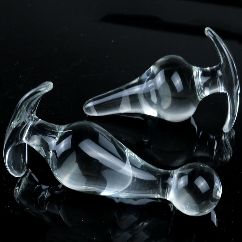 New Smooth Glass Butt Plug Anchor Base Dilatador Anal Ball Strapon Prostate Massager sexy Toys For Women Men Beauty Items