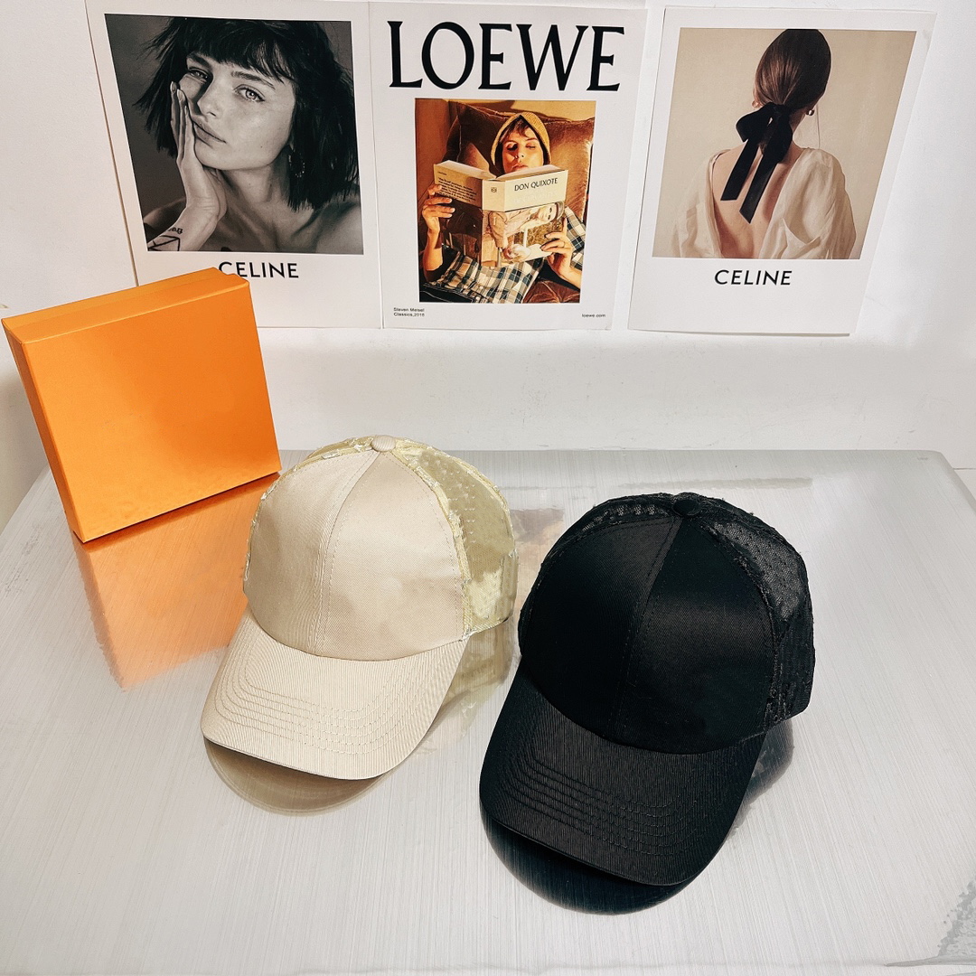 

New Embroidered Cutout Baseball Cap Fashion Summer Bucket hat high quality letter ball caps for men woman hats classic beanie bonnet sun casquette gorra polo with box, Customize