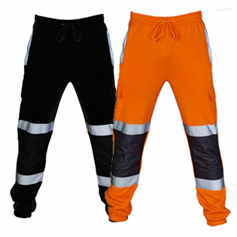 

Men' Jeans Men' Safety Sweat Pants Hi Viz Vis Work Fleece Bottoms Jogging Trousers JoggersMen' Heat22