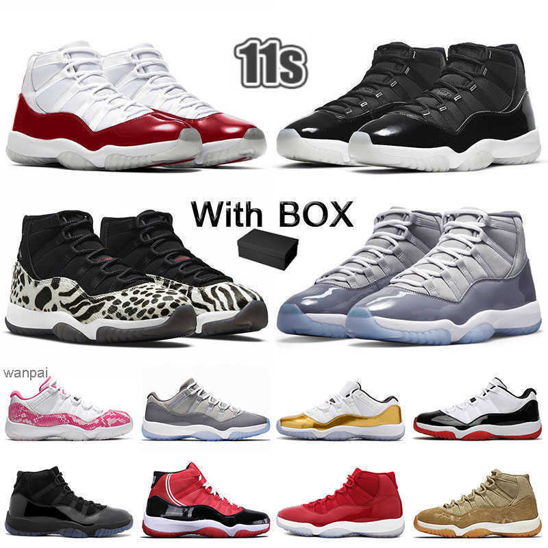 

Hotsaling 2022 Mens 11 11s Basketball Shoes Authentic Jumpman Outdoor Warking Sport Sneakers Ankle Boots Animal Instinct Cool Grey Cherry og designer shoes, Y06 pink snakeskin 36-47