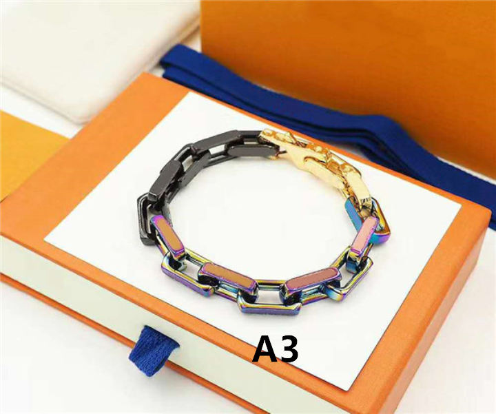 Hot Unisex mans Bracelet Fashion Bracelets for Man Woman Adjustable Chain Bracelet send with box womens mens designer luxury Jewelry-image-764043565