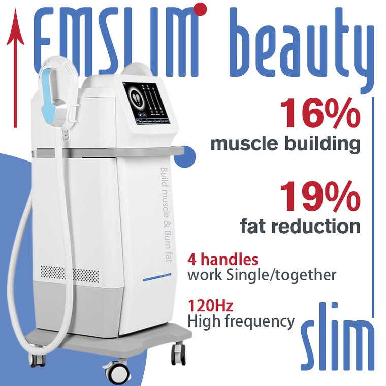 

2022 Portable Emslimming Muscle Stimulato Emslim Slimming Machine 4 Handles Optional For Whole Body