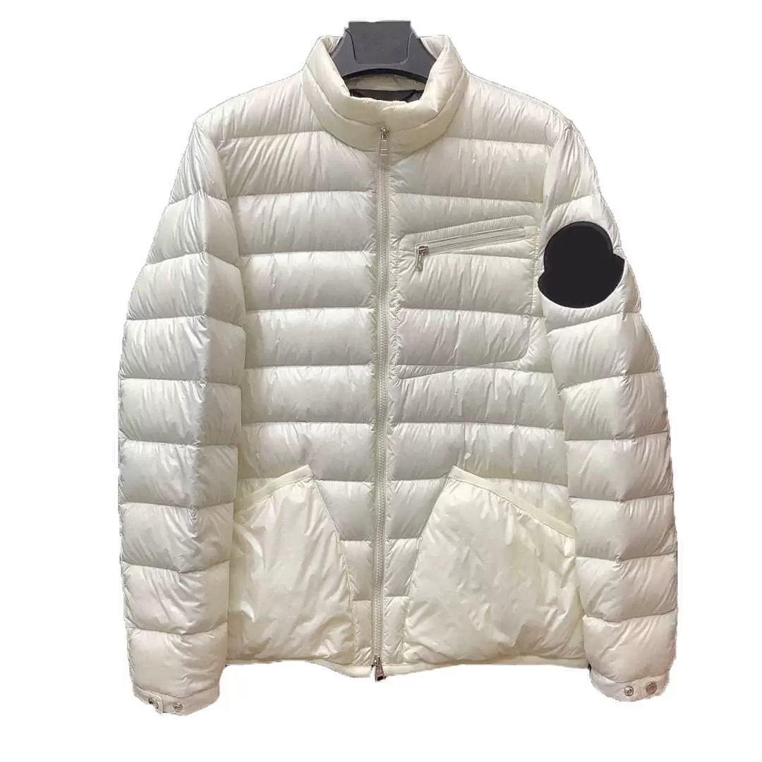 

2021 Designers Mens Monclair down jacket France brand Knitted women Parkas Panel Casual coats luxury Bomber jackets S-XL#10, White