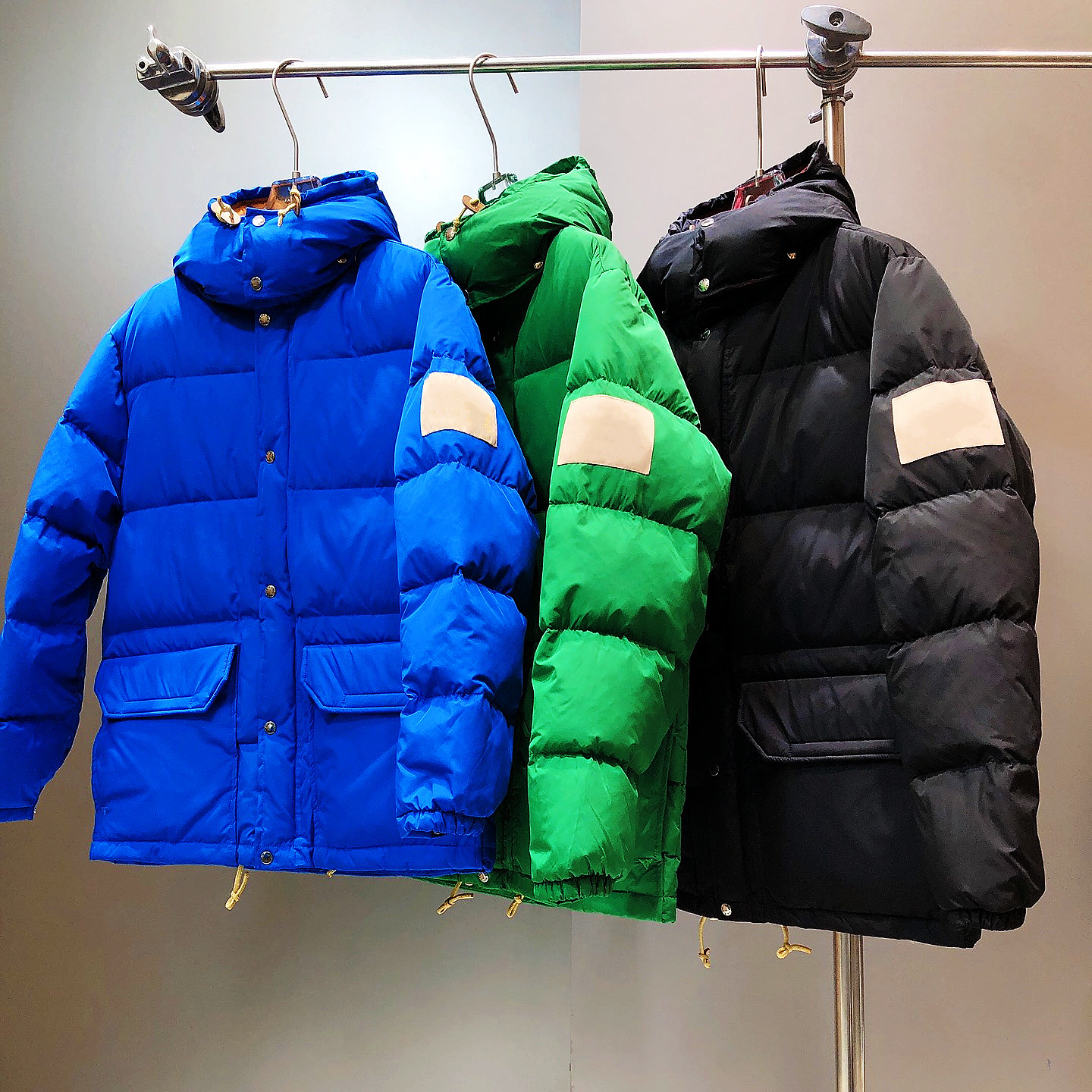 

mens black puffer jacket womens Down jackets Parkas joint name high quality winter outerwear blue green thick coats 2XL plus size unisex casual coat Christmas gift, T-black