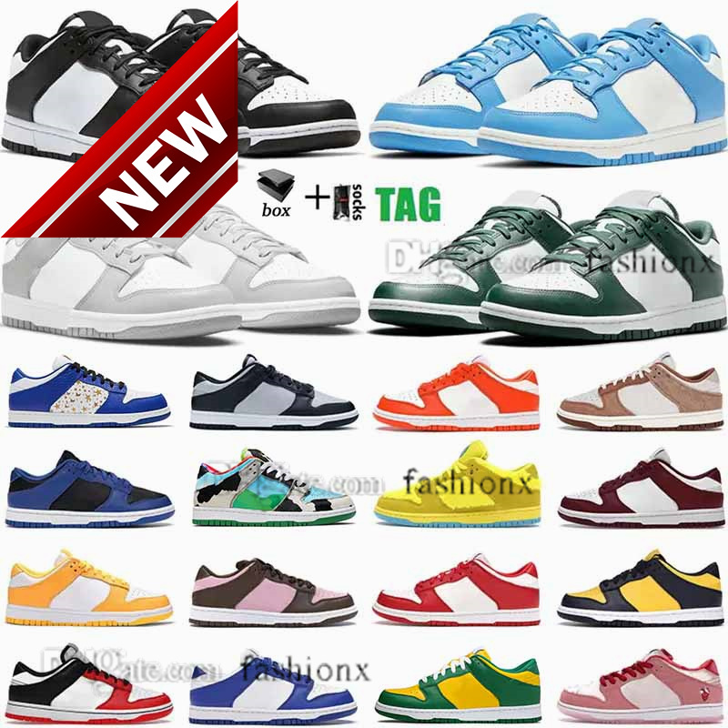 

Designer men woman running shoes White Black UNC Coast University Blue Championship Red sneaker dunky Laser Orange Trainer mens sb low, 27
