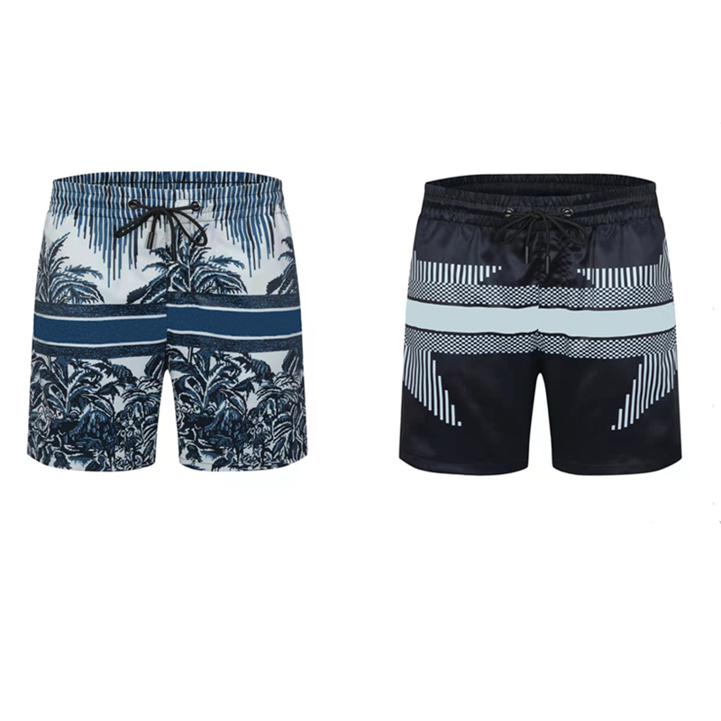 

Summer mens designer shorts swimming pants seaside beach pants fashion men lace up elastic belt middle pant sunshine vacation surfing sports leisure short breeches