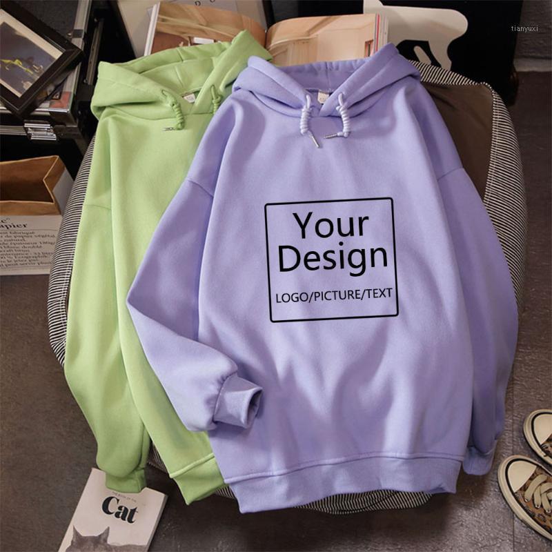

Print LOGO Design Hoodie Custom Hoodies For Women Hip Hop Streetwear Unisex Sweatshirts Solid Color Sudadera Mujer Women, Green