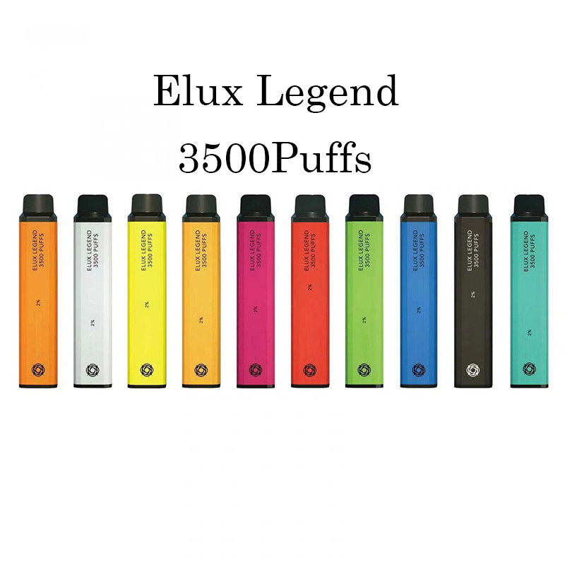 

Elux Legend 3500 Puffs Disposable Vape Pen E Cigarettes 2% 32 colors Choose 1500mAh Battery Vaporizer Stick Vapor Kit 10ml Pre Filled Cartridge Device