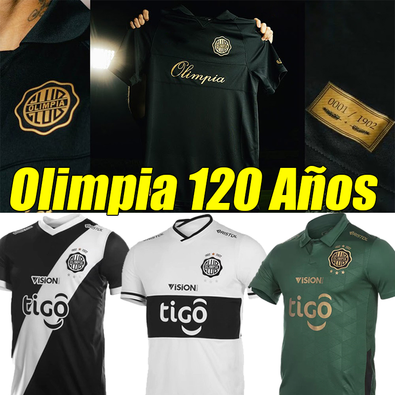 

22/23 Club Olimpia 120 Anos soccer jerseys 2022 2023 Asuncion Paraguay league D.GONZALEZ A.SILVA N.CAMACHO F.CARDOZO Diego Duarte PERALTA home Away football jerseys, Aolinpiya 22-23 third